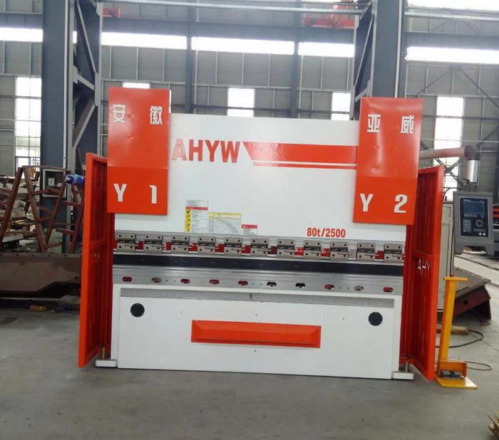 Máy ép phanh CNC AHYW 8ft của Trung Quốc 4 trục