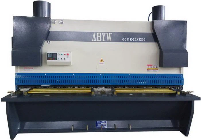 AHYW Yawei china made 20mm mild steel plate cutting guillotine shears 3m