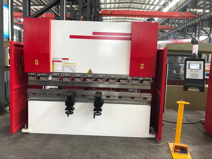China Yawei 60T small press brake 3 axis Italy ESA S630 2D Graphical controller